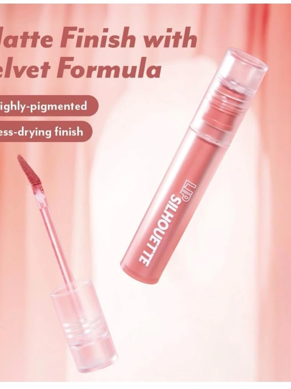 I'm Meme Lip Silhouette Matte Velvet Lip Tint 01 Retro Peach 4 mL Long-lasting